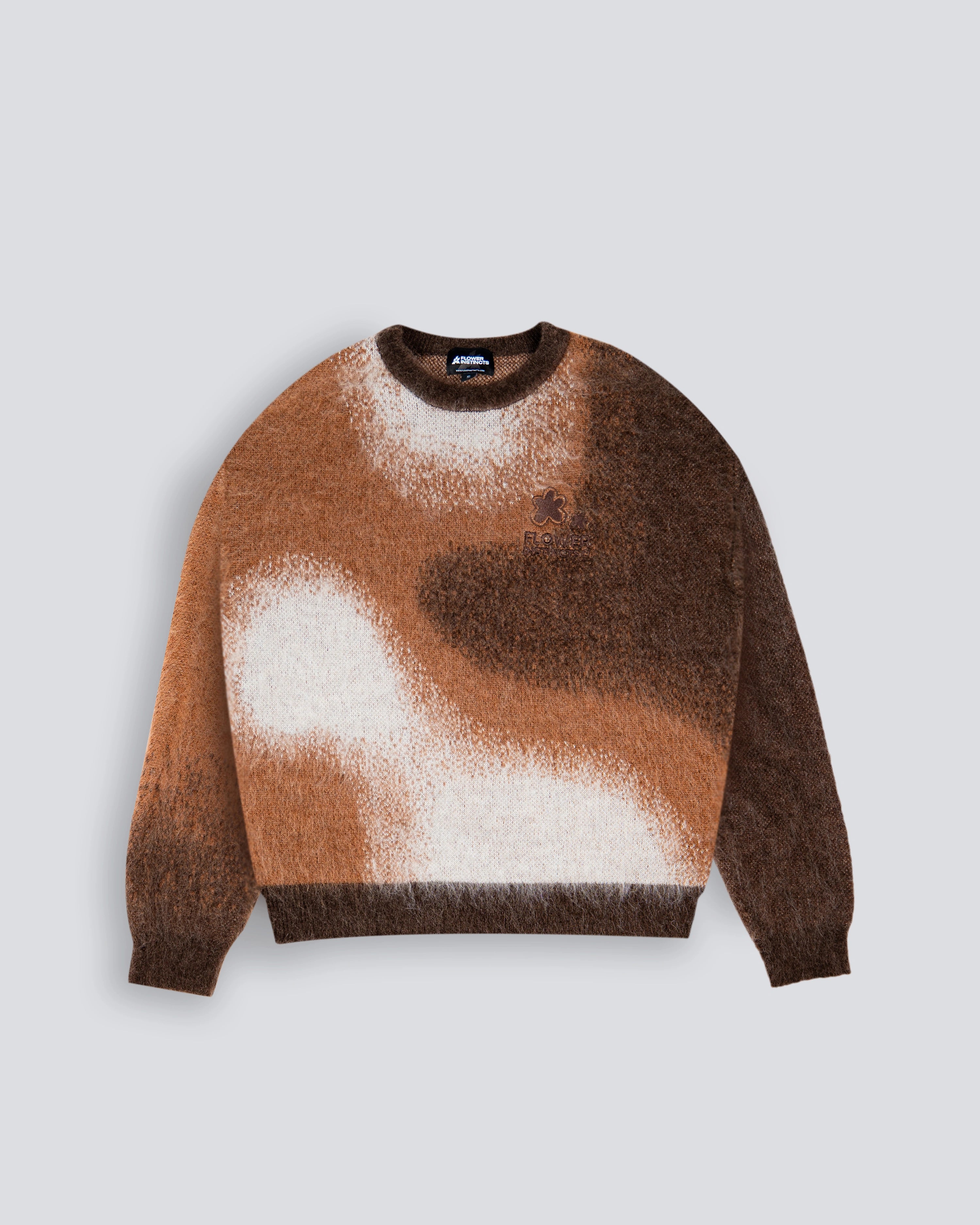 Mohair Crewneck Brown