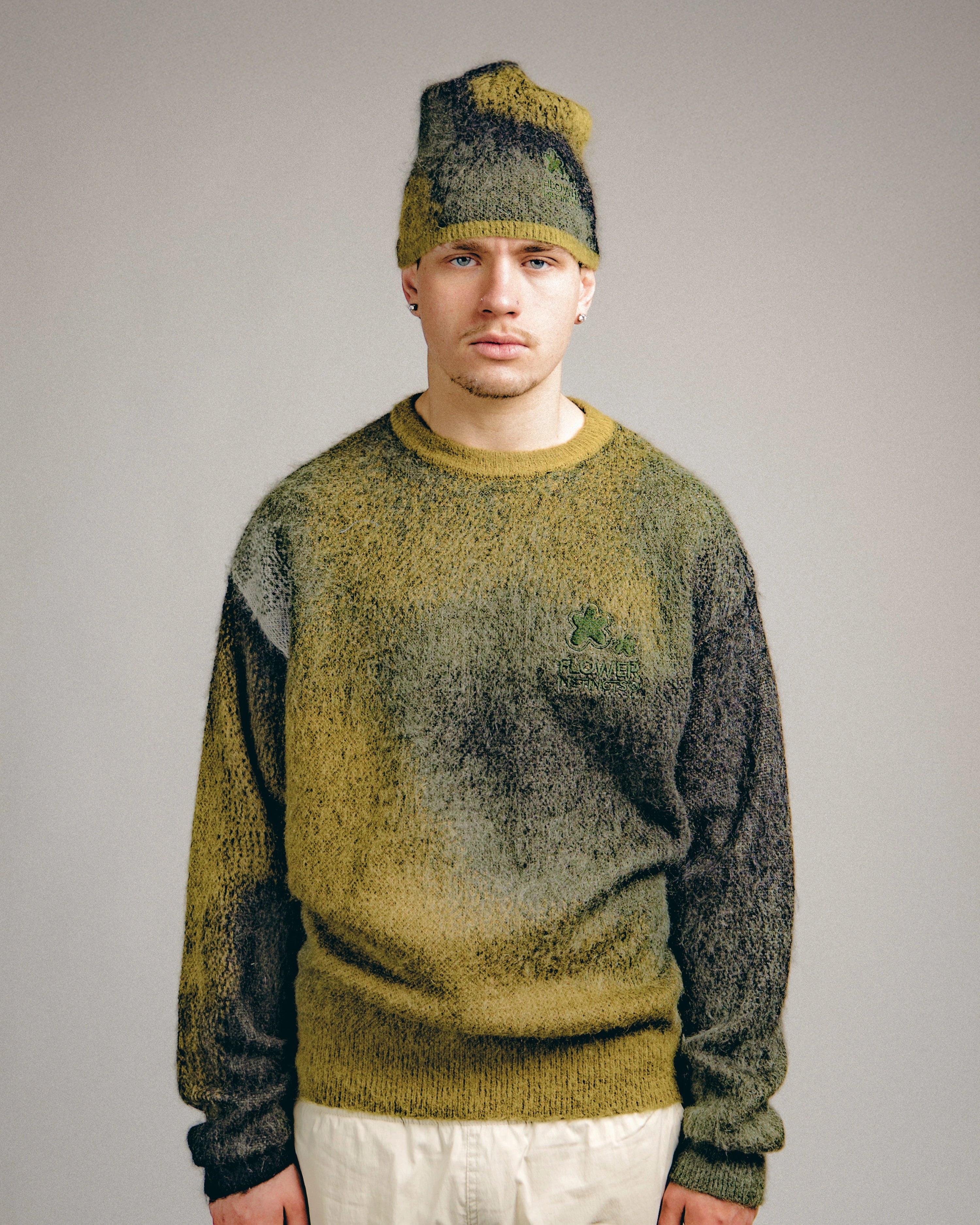 Pull Mohair Vert 