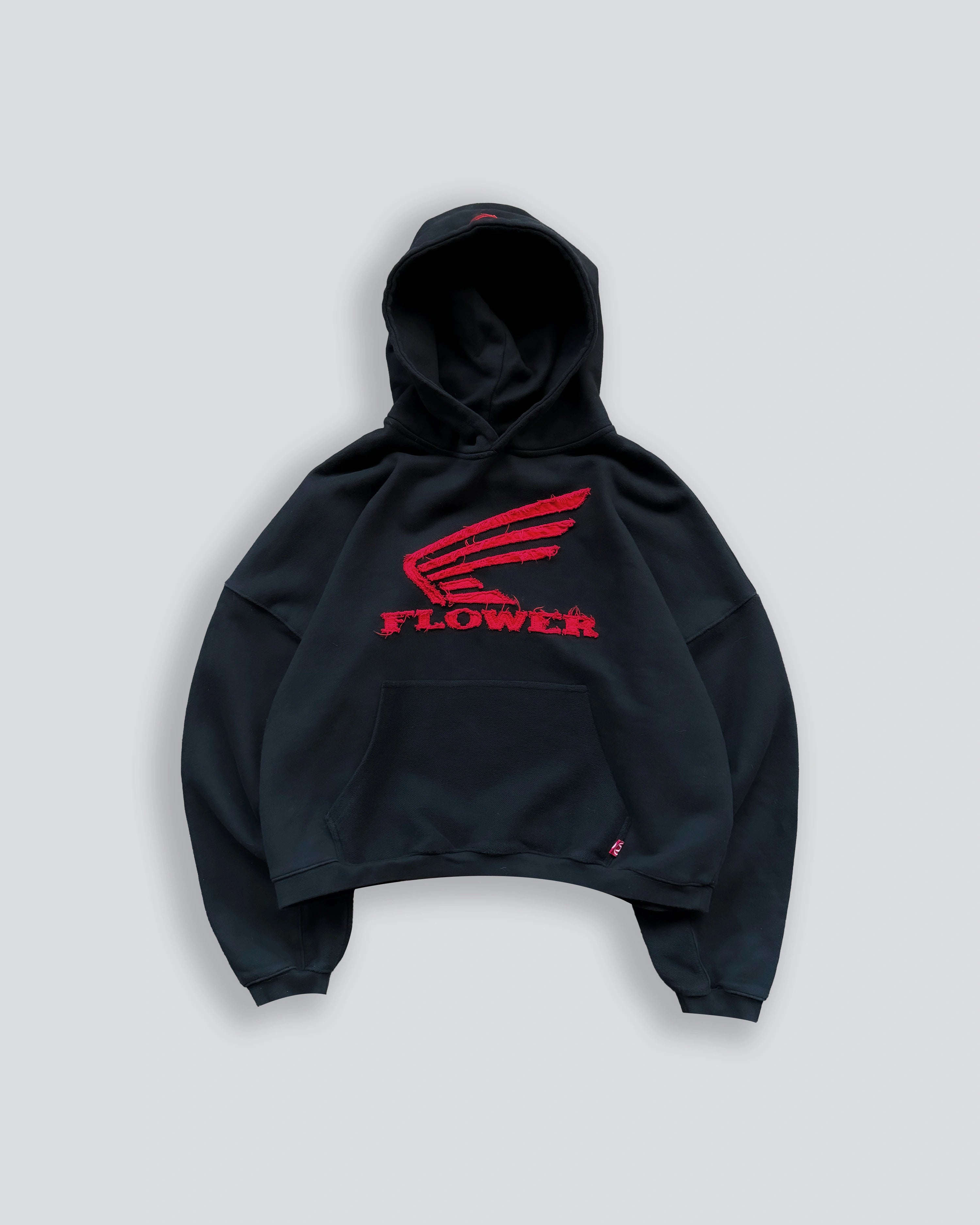 Black Motor Heavy Hoodie